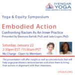 Embodied Action - Confronting Racism as An Inner Practice